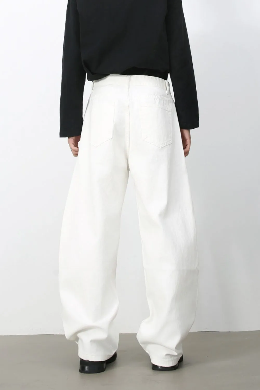 Men's High Rise Wide Leg Jeans, image 3