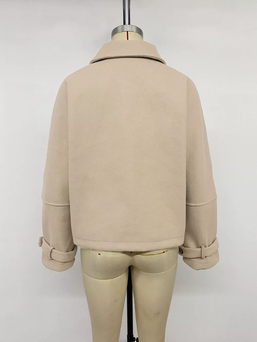 Collared Neck Button Up Jacket, image 9