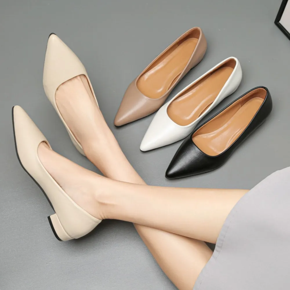 Pointed Toe Low Heel Pump, image 5
