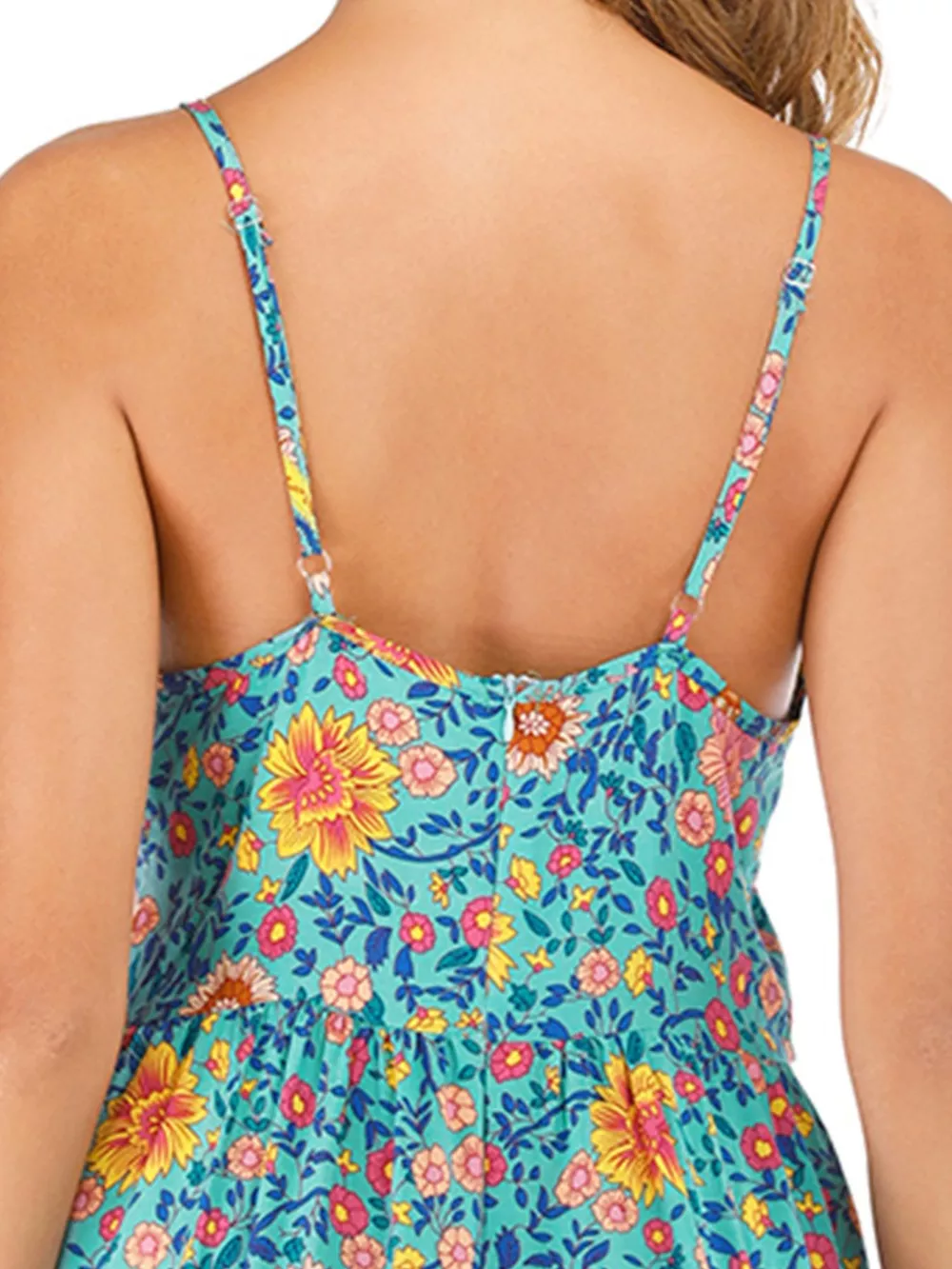 Floral Print Spaghetti Strap Mini Dress, image 4
