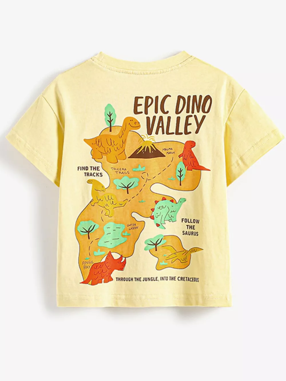 Children's Dinosaur Adventure Map T-Shirt, image 5