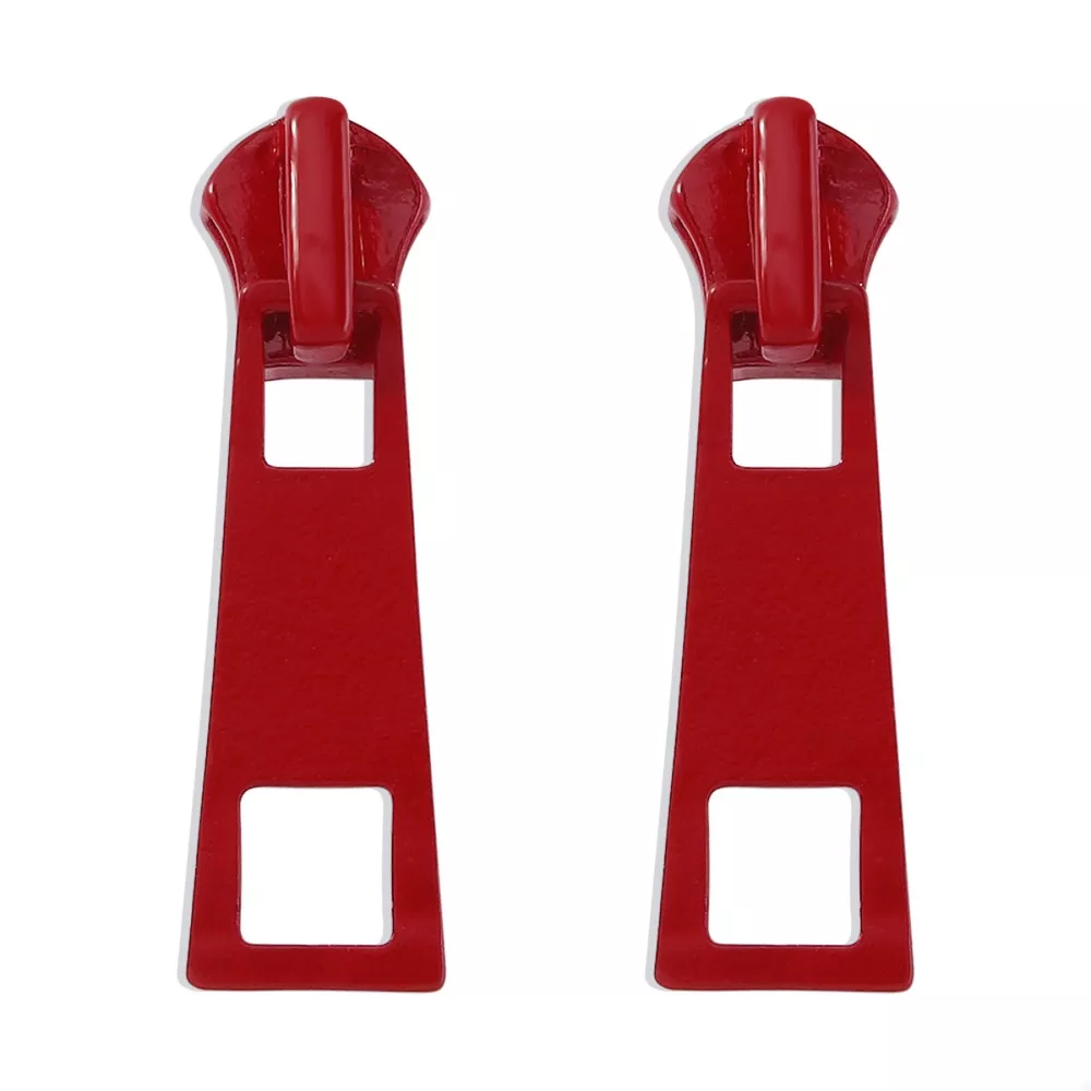 Colorful Zipper Drop Earrings, image 10
