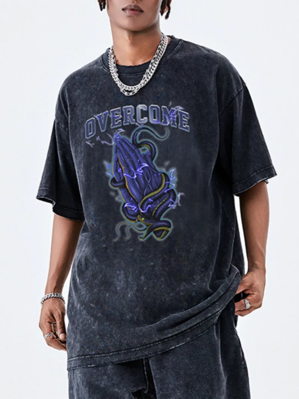 Men's Graphic Round Neck Short Sleeve T-Shirt, image 2