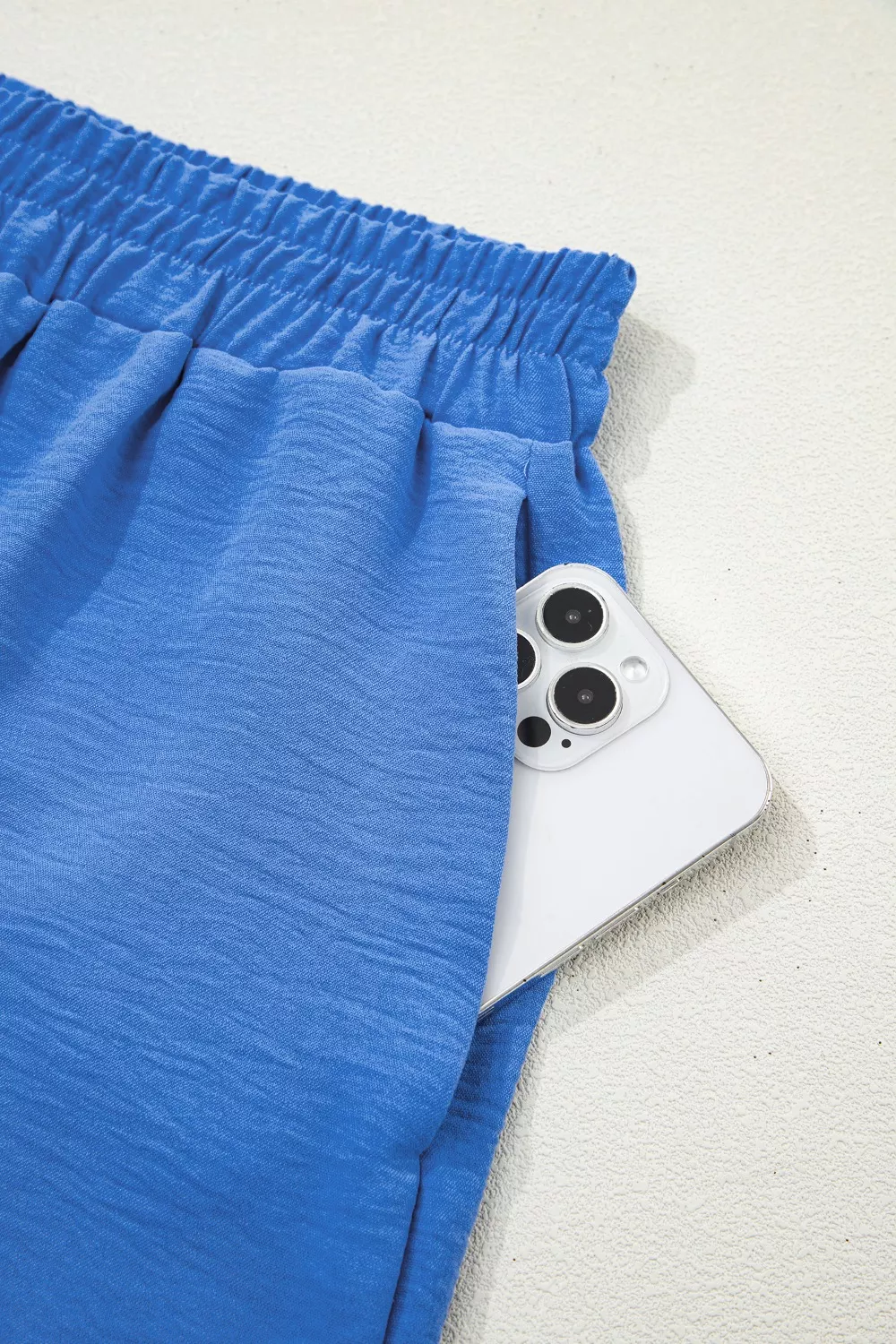Casual Elastic Waist Flowy Shorts, image 5