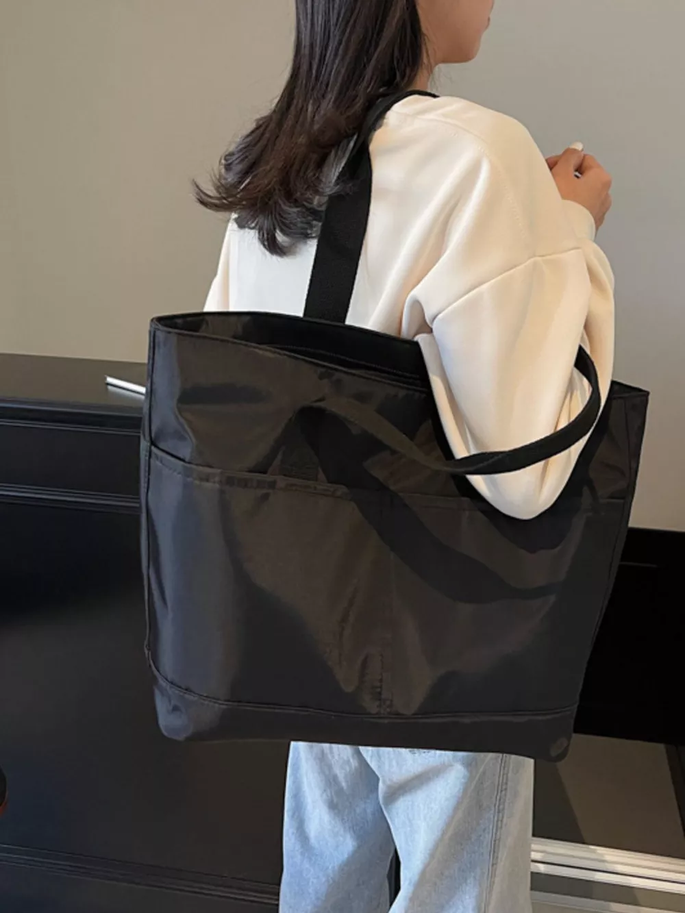 Oxford Cloth Shoulder Bag, image 6