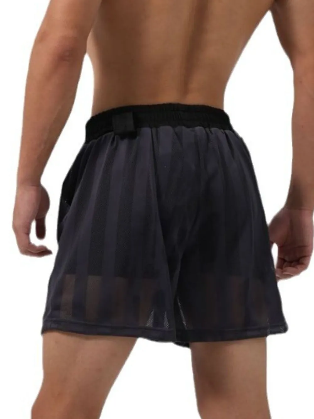 Men's Plus Size Elastic Waist Shorts, image 6