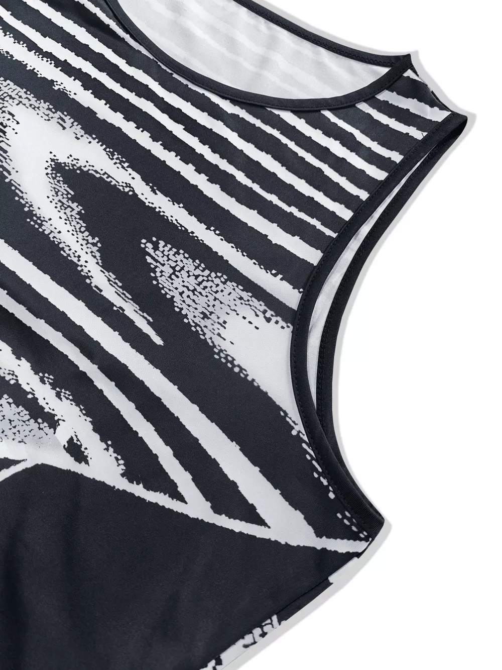Plus Size Sleeveless Bodycon Maxi Dress with Abstract Print, image 10