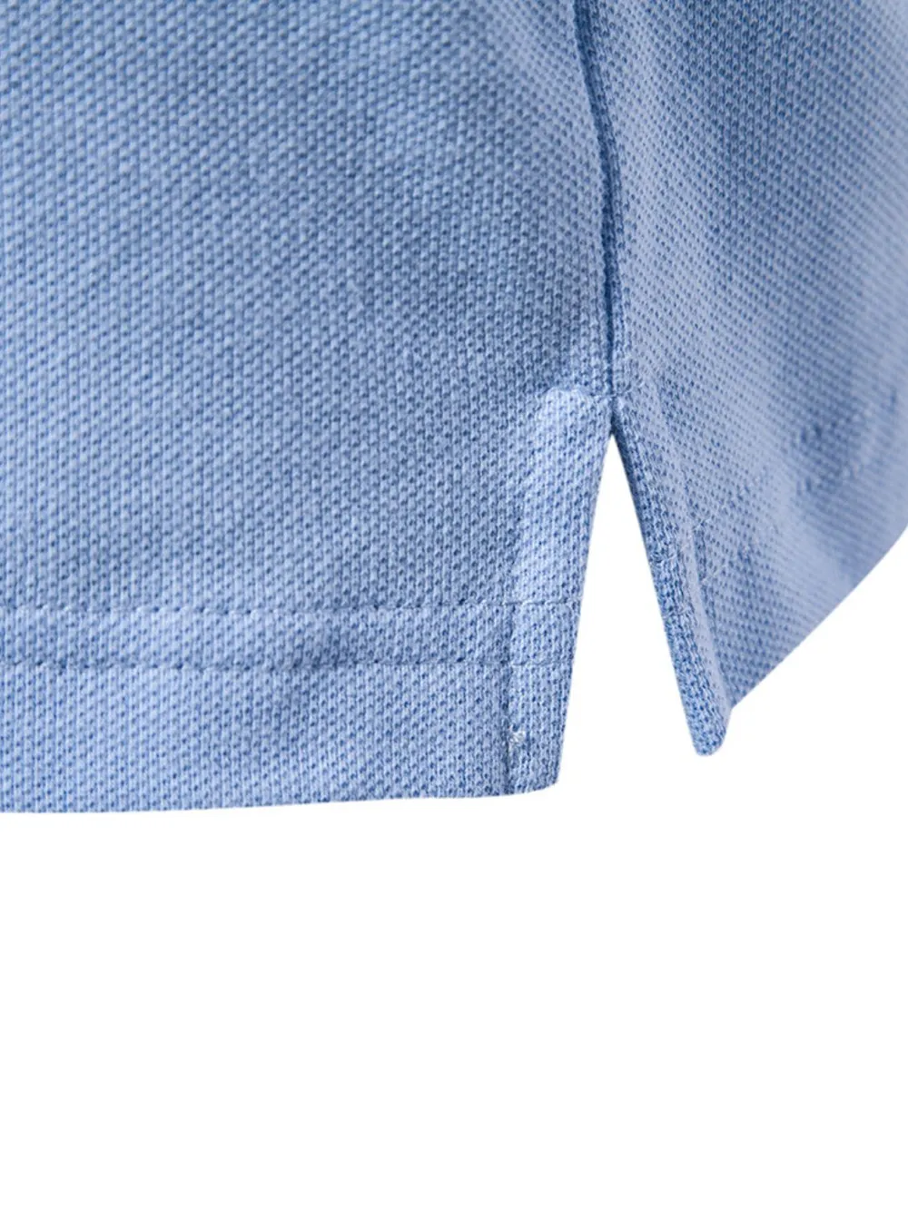 Men's Embroidered Striped Short Sleeve Polo, image 4