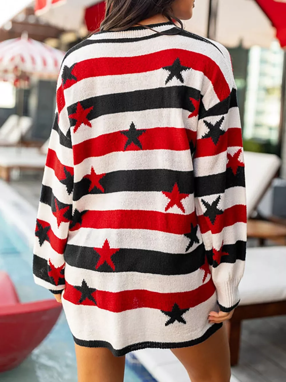 Stars and Stripes Long Sleeve Sweater, image 29