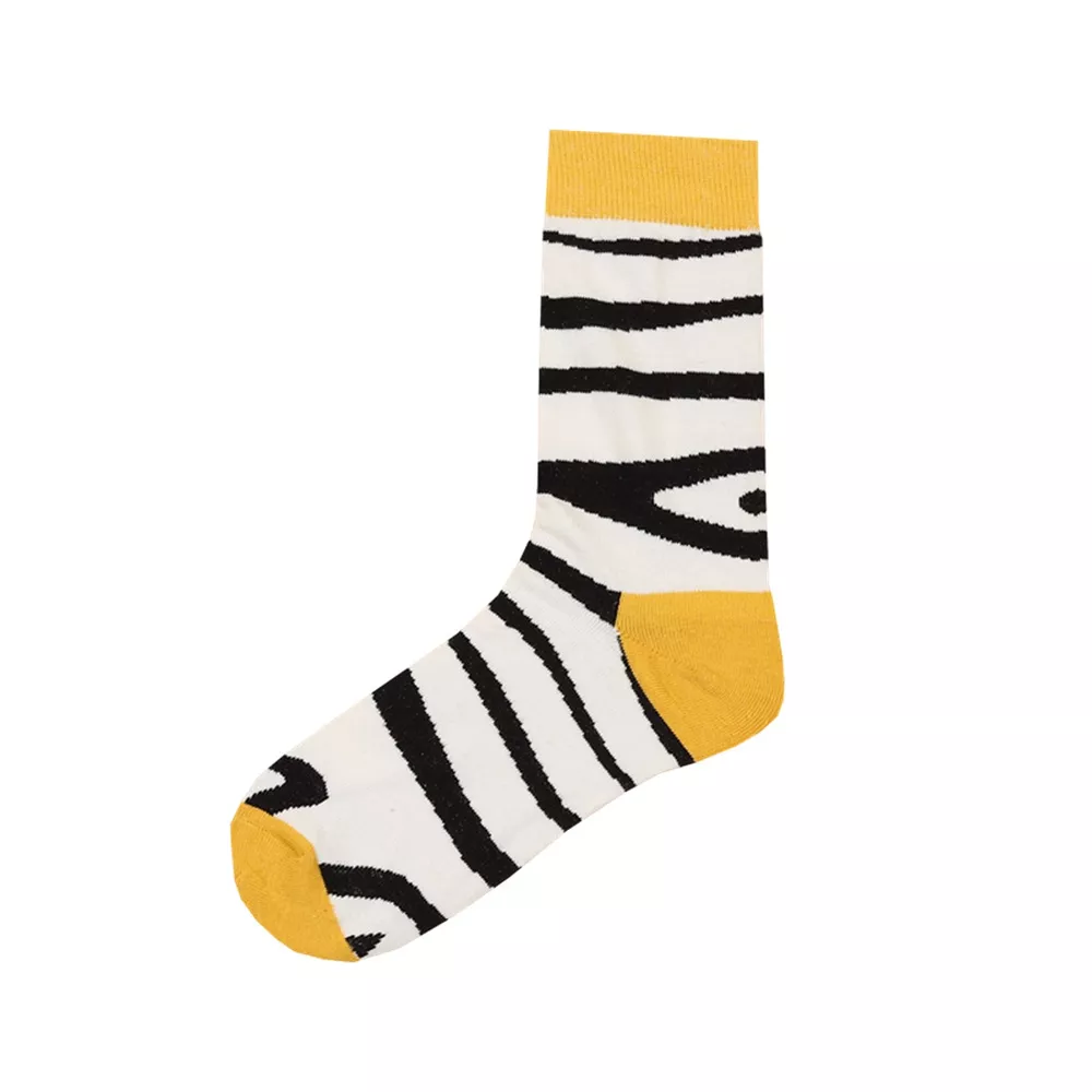 Contrast Mid-Calf Socks, image 2