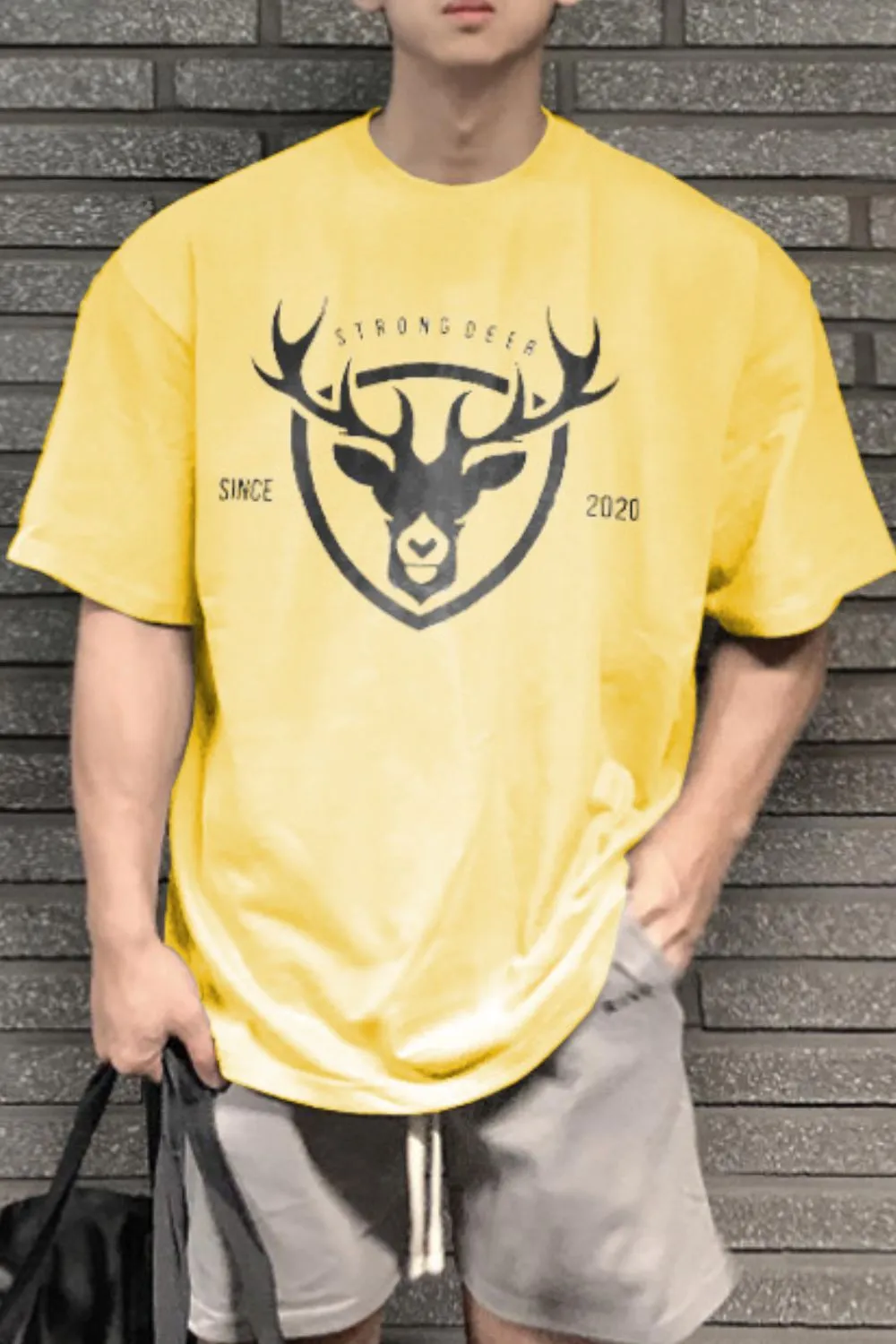 Men's Plus Size Graphic Round Neck Half Sleeve T-Shirt, image 6
