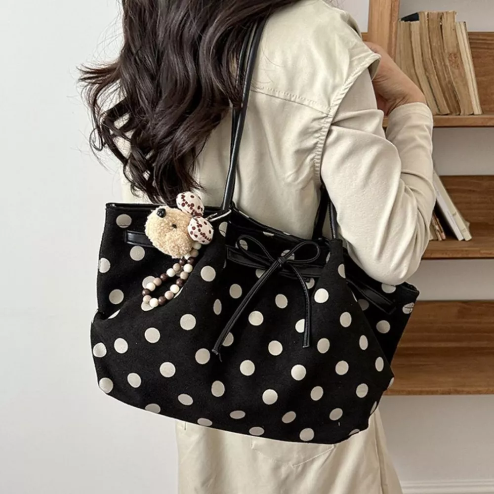 Polka Dot Shoulder Bag