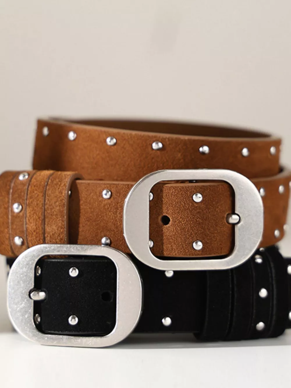 Studded Adjustable Belt, image 2