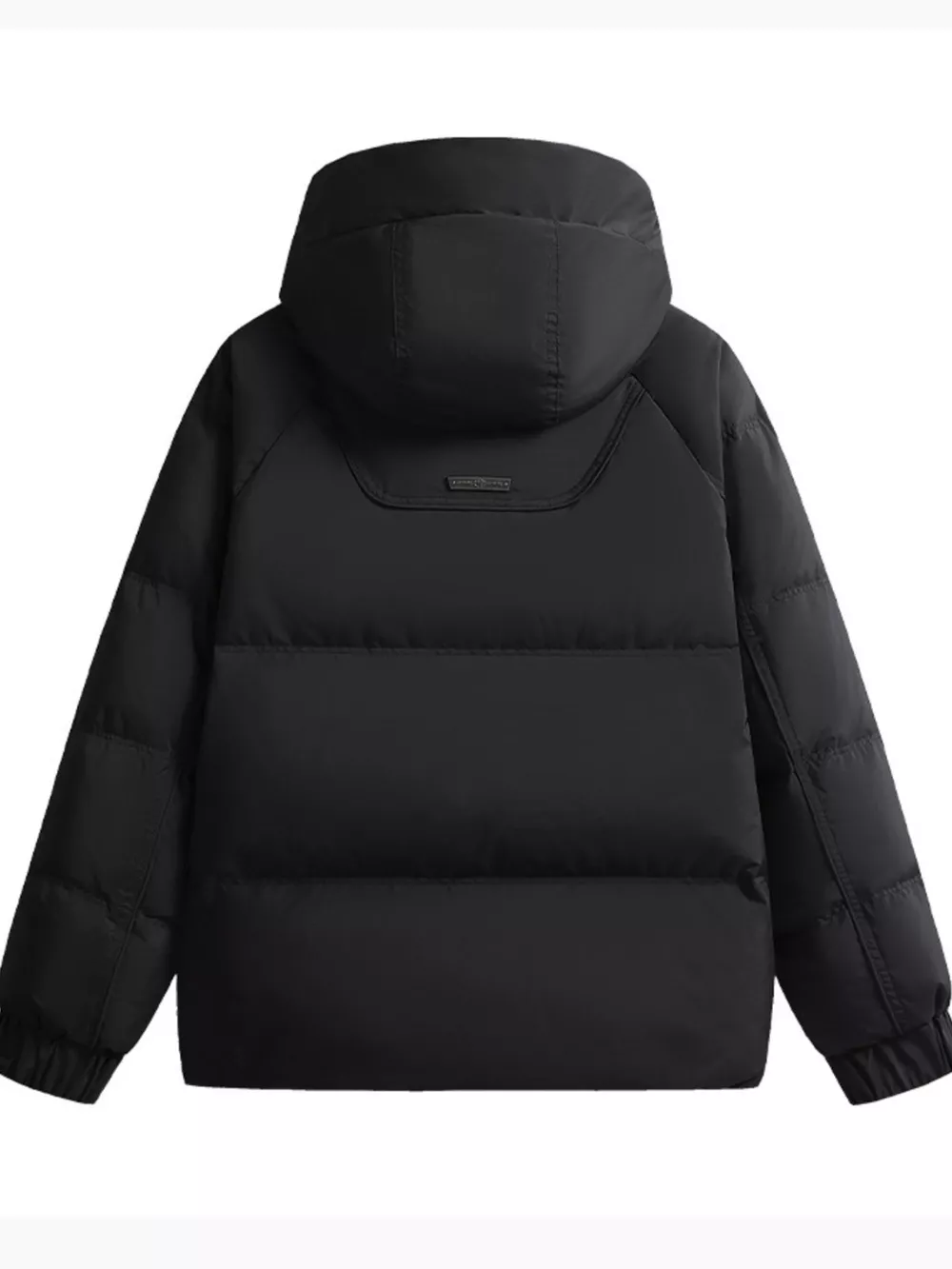 Men's Plus Size Diamond Quilted Hooded Puffer Jacket, image 3