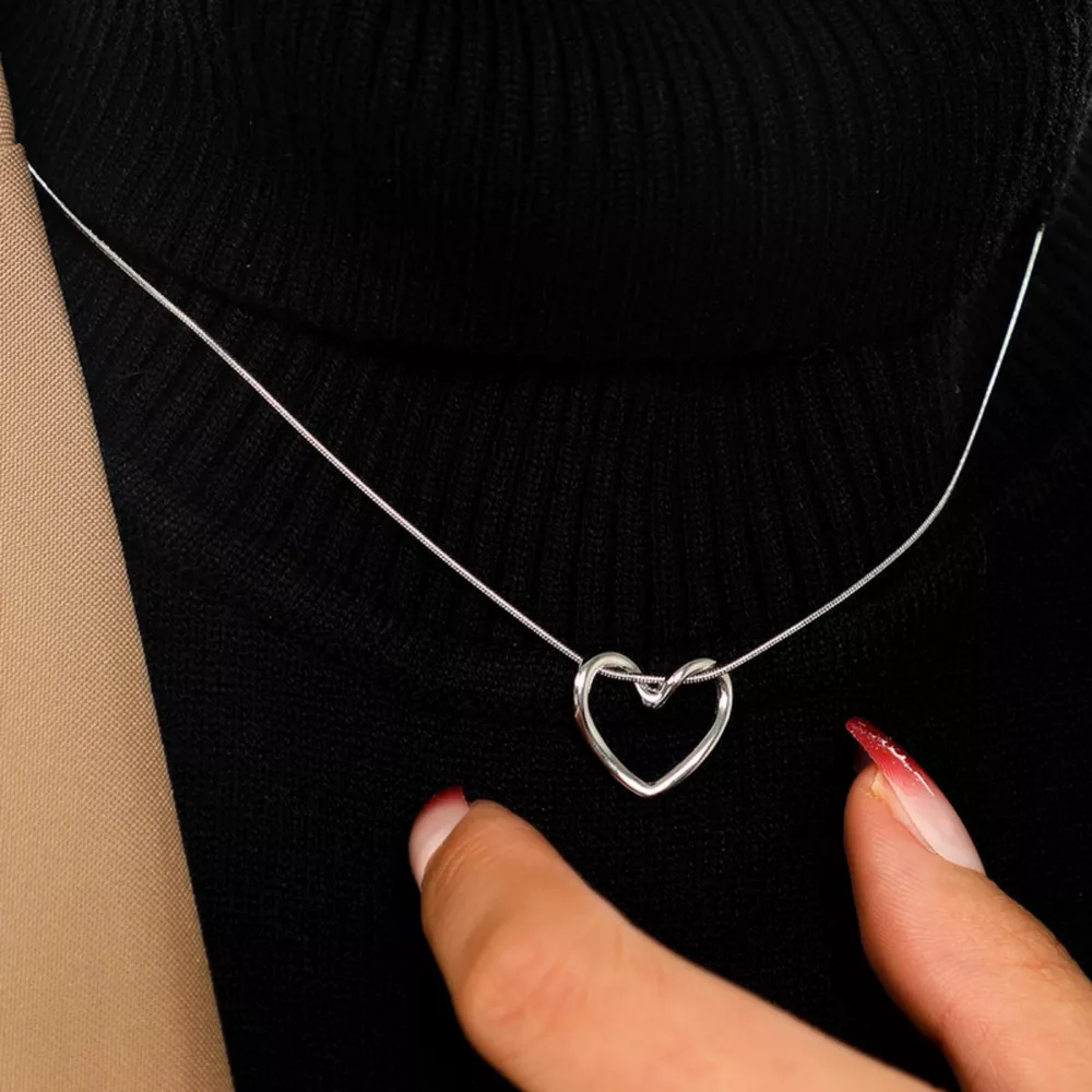 Stainless Steel Heart Necklace, image 8