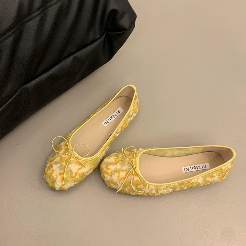 Floral Bow Slip-Ons, image 9