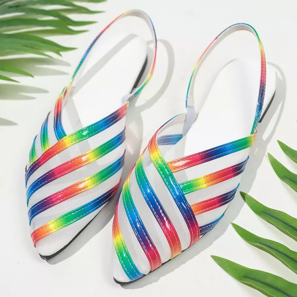 Point Toe Slingback Sandals, image 9