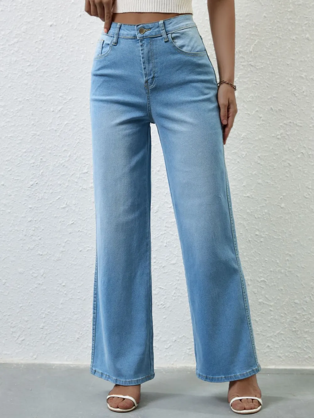 High Rise Wide Leg Jeans, image 6