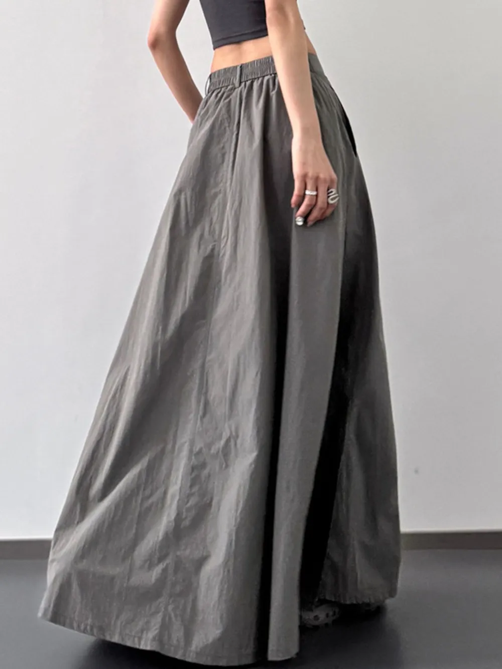 High Waist Slit Maxi Skirt, image 12