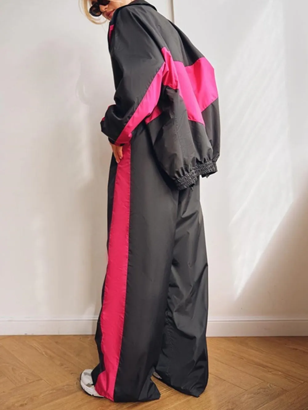 Zip Up Long Sleeve Top and Pants Set, image 13