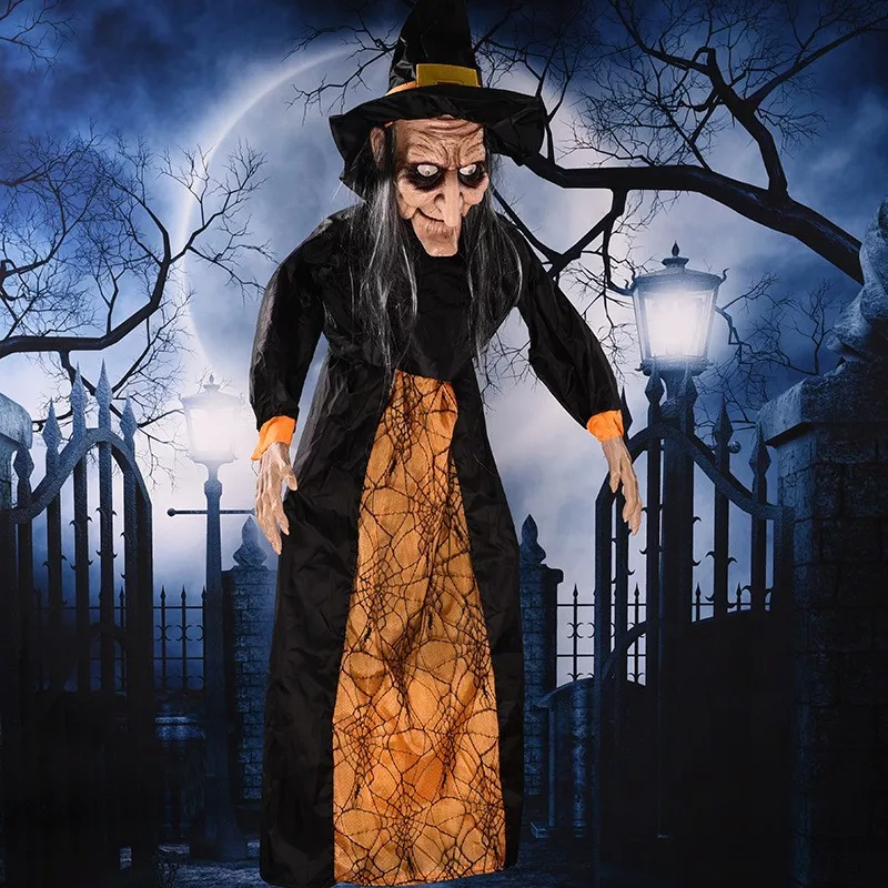 Halloween Spooky Decorative Hanging Witch, image 2
