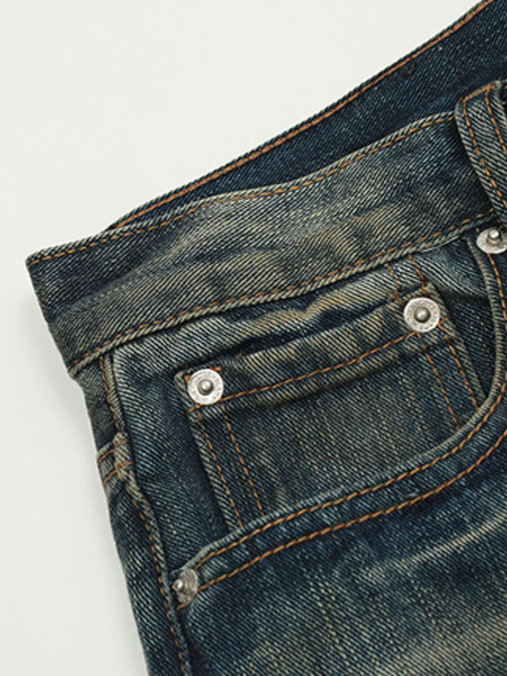 Men's Wash Straight Leg Jeans, image 6