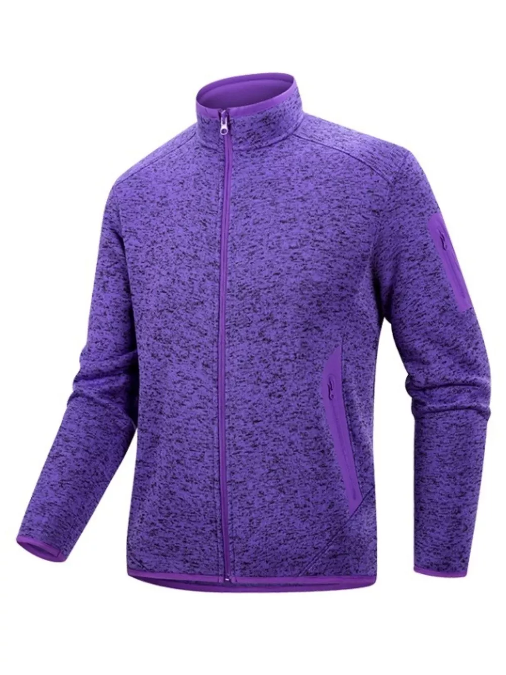 Men's Full Size Full-Zip Outdoor Jacket Plus Size, image 2