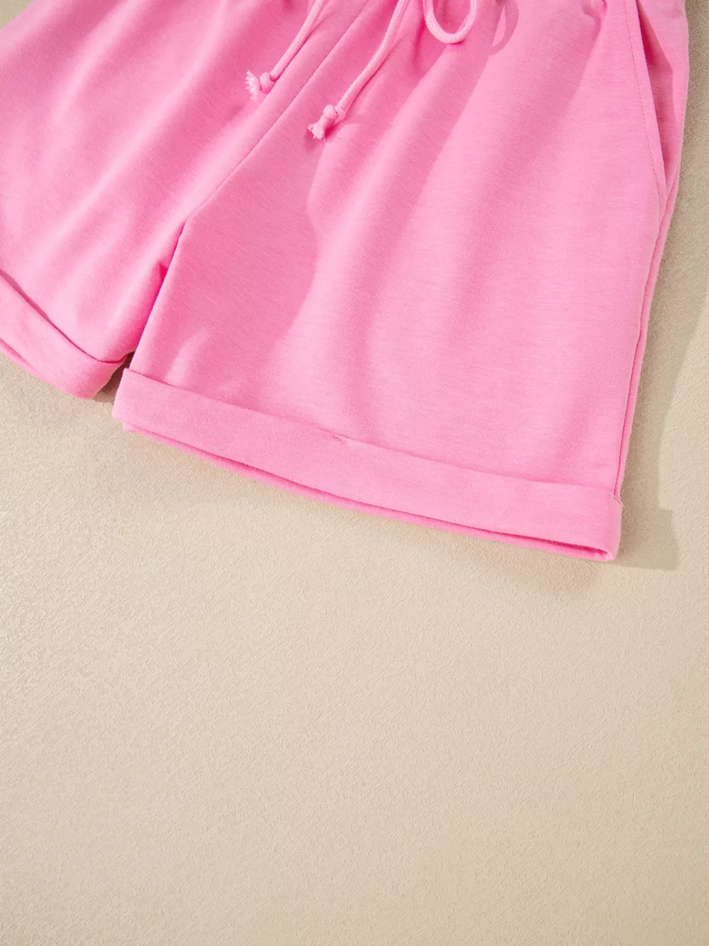 Short Sleeve Top and Drawstring Shorts Set, image 8