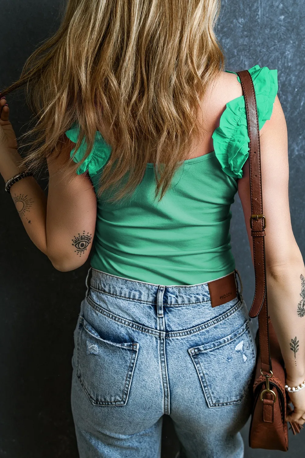 Ruffled Round Neck Tank, image 8