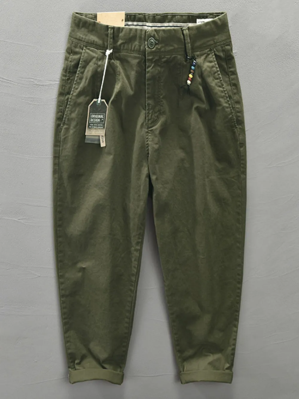 Men's Relaxed Fit Pants with Pockets, image 9