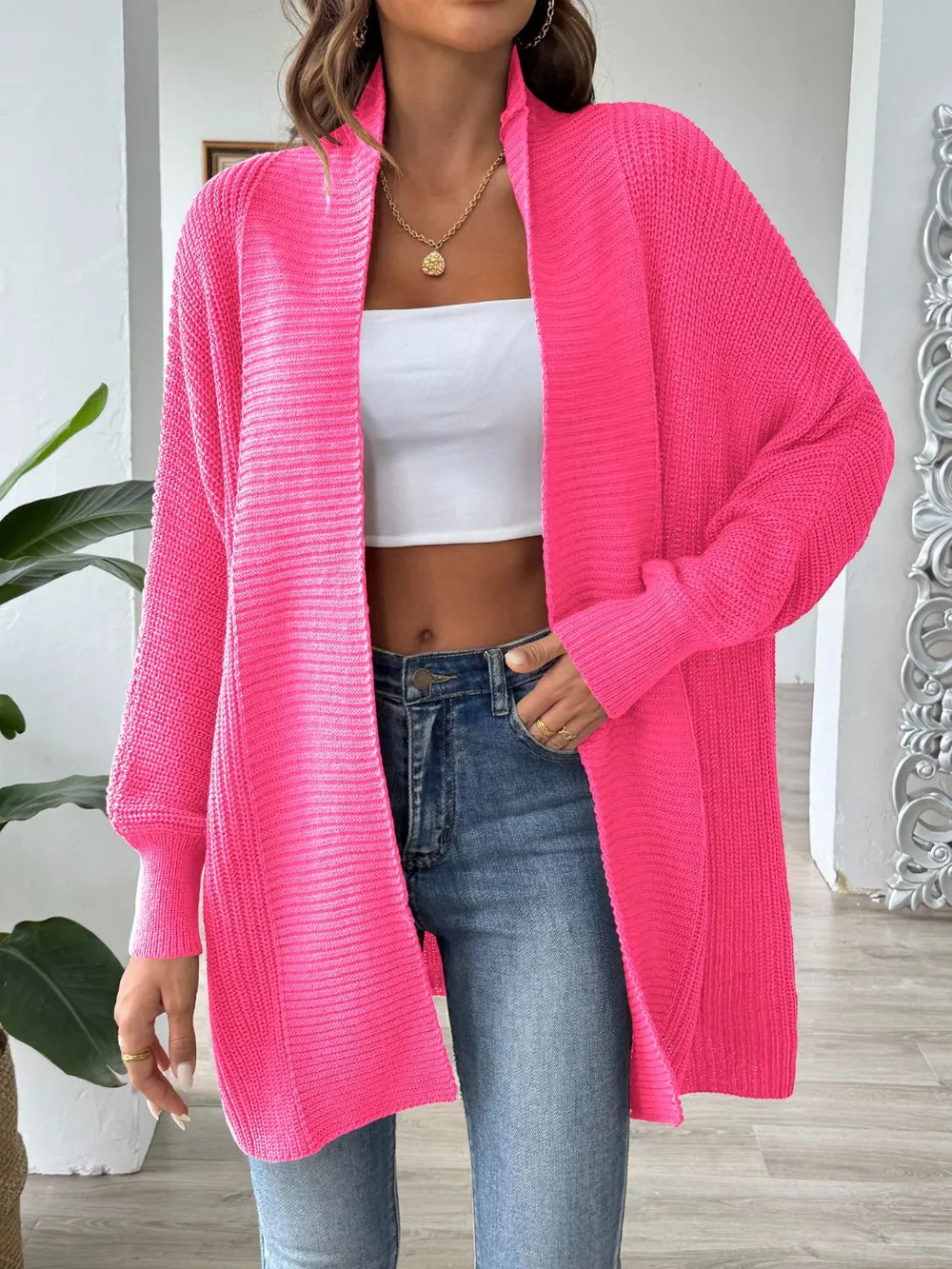 Open Front Long Sleeve Cardigan, image 10