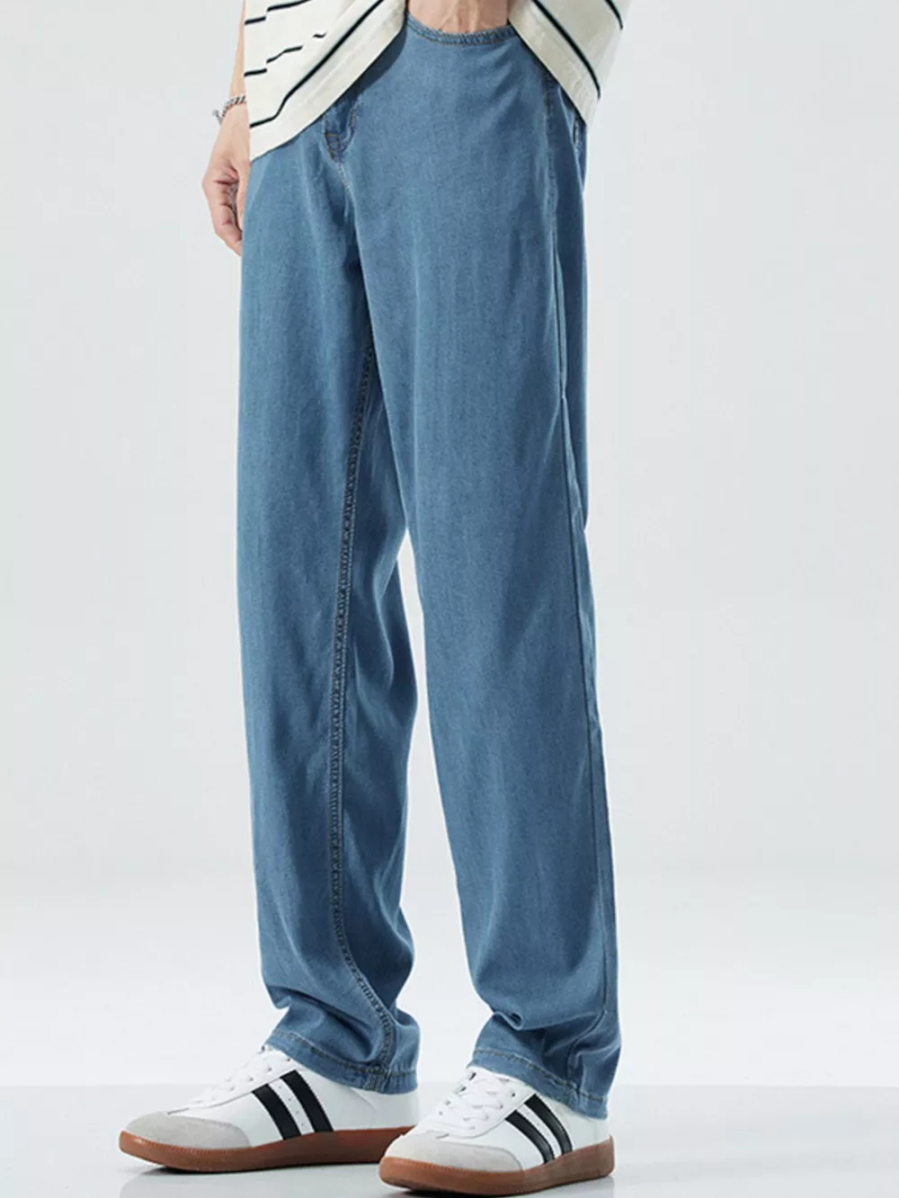 Men's Wide Leg Jeans, image 5