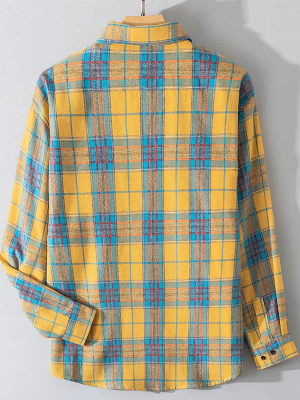 Men's Plus Size Button Up Long Sleeve Shirt, image 6