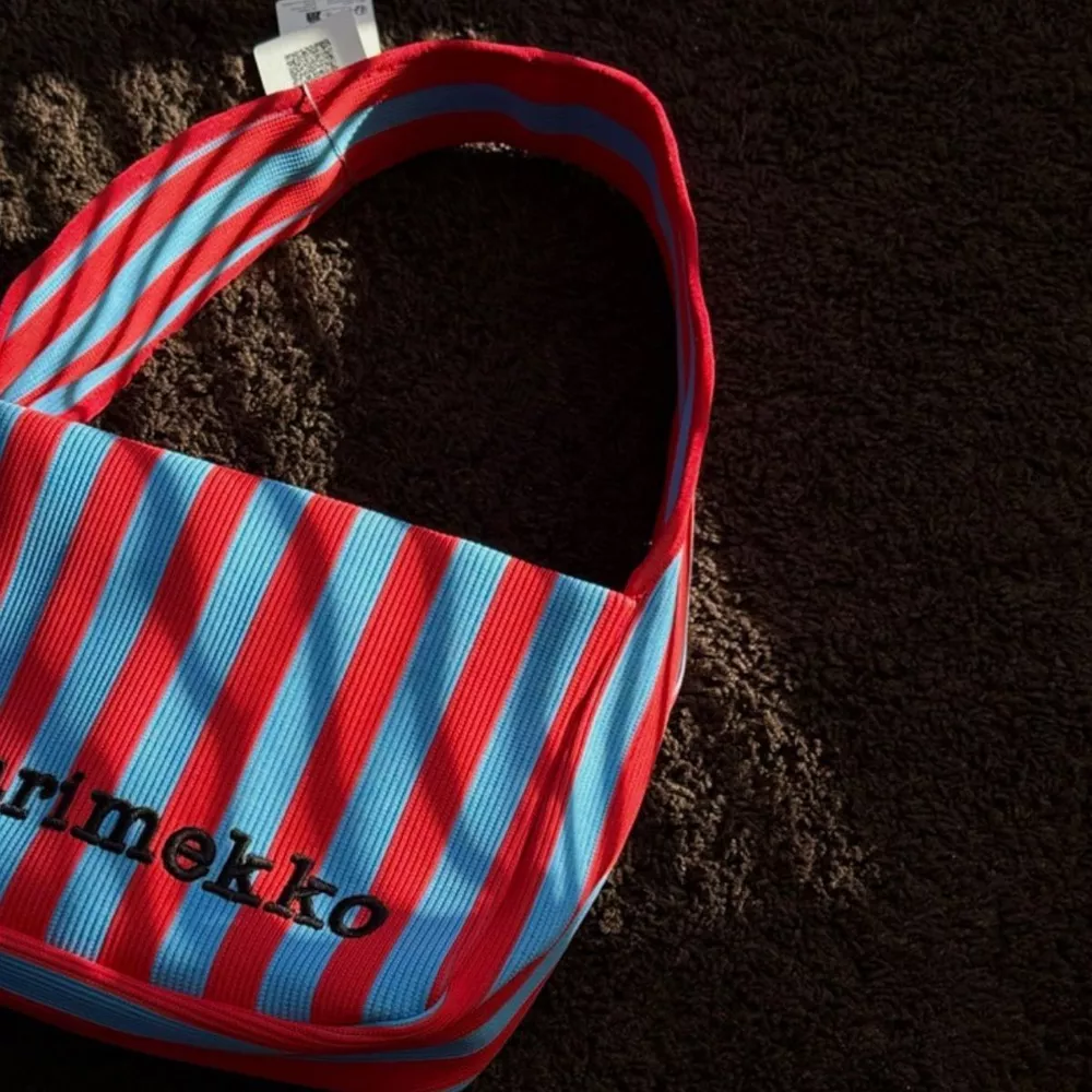 Striped Knit Shoulder Bag, image 5