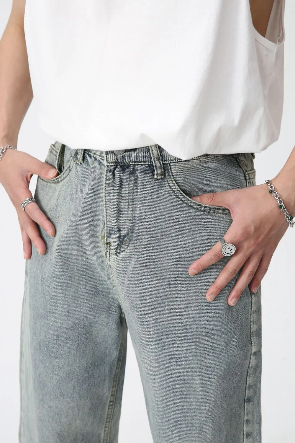 Baggy Jeans with Pockets, image 4