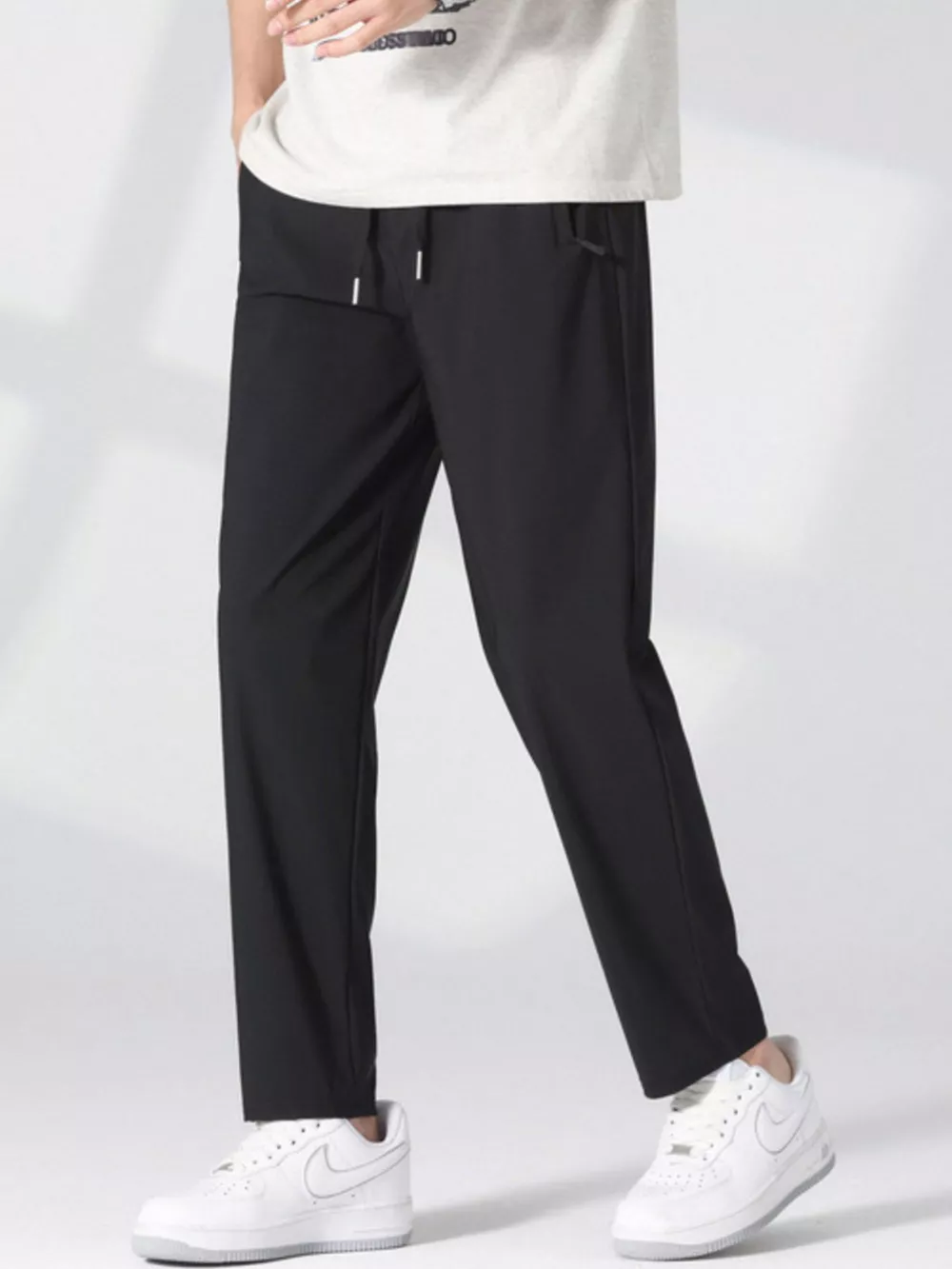 Men's Plus Size Casual Lightweight Quick-Dry Pants, image 8