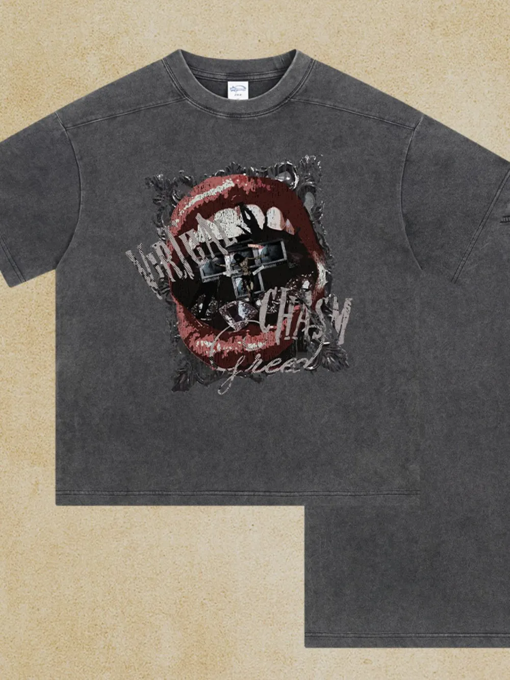 Men's Graphic Round Neck Half Sleeve T-Shirt, image 5