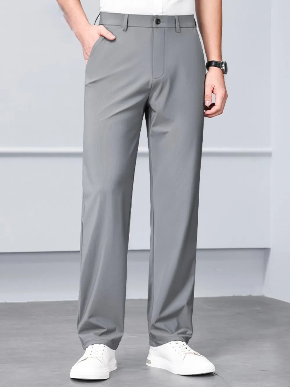 Men's Loose Fit Jeans with Pockets, image 6