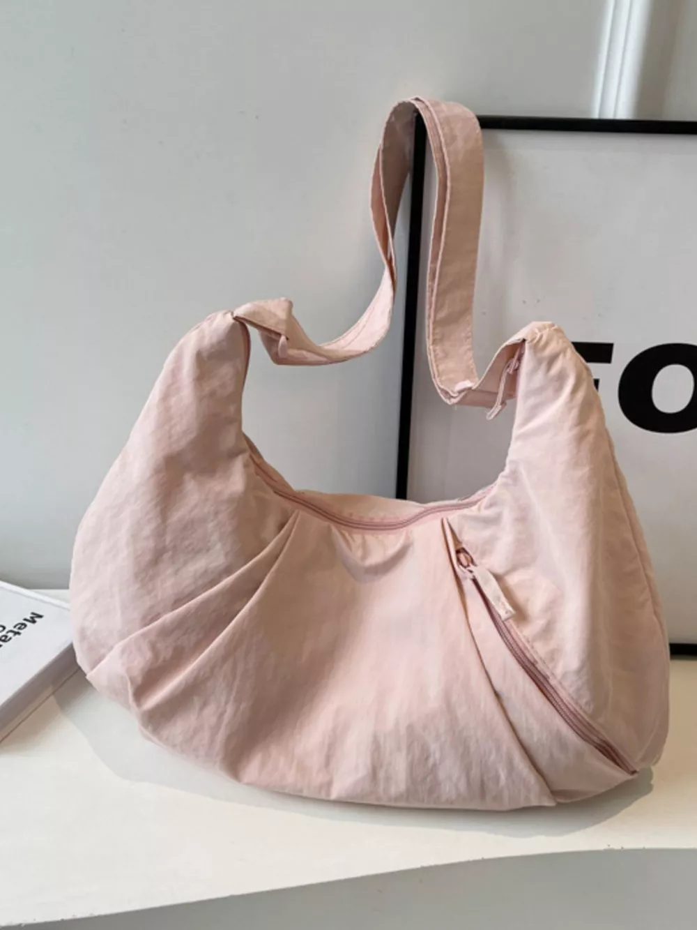 Casual Lightweight Nylon Crossbody Bag, image 15