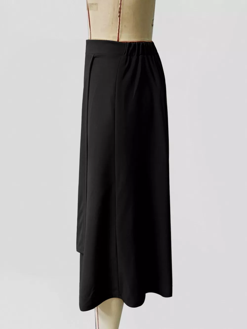 Asymmetrical Hem A-Line Skirt, image 8