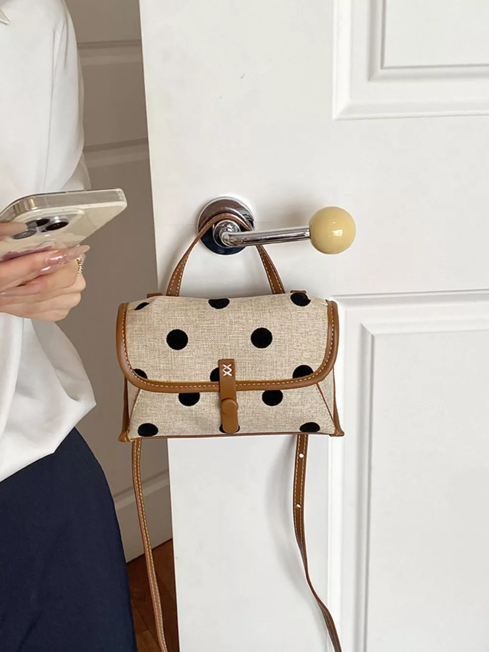 Polka Dot Crossbody Bag, image 6