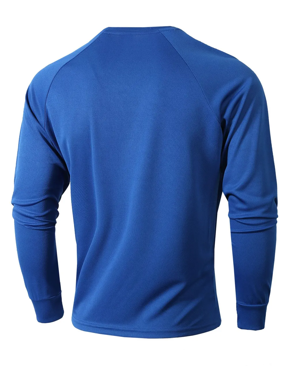 Men's Plus Size Round Neck Long Sleeve T-Shirt, image 3