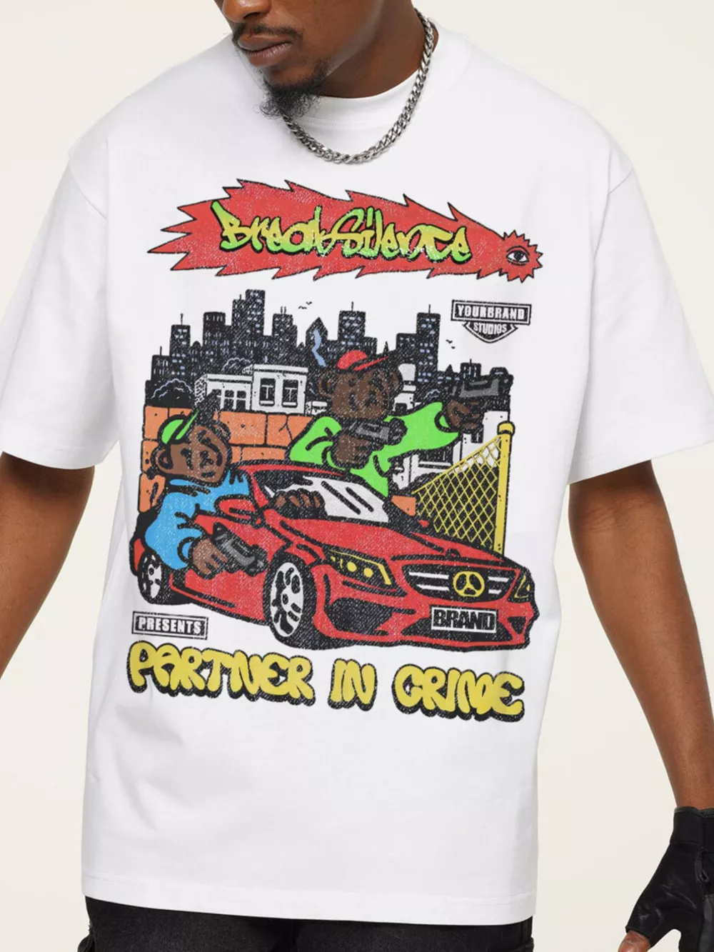 Men's Graphic Crew Neck T-Shirt, image 2