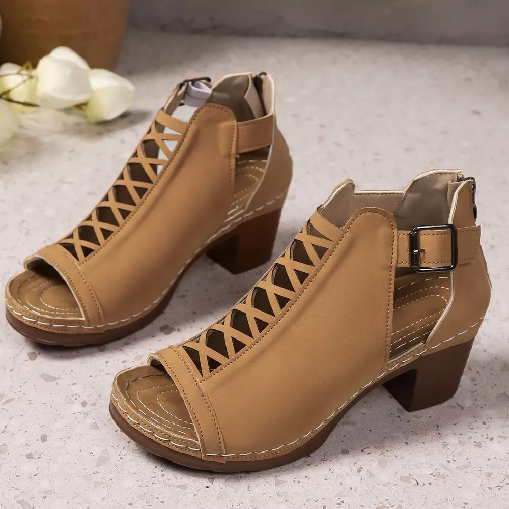 Open Toe Block Heels Sandals, image 11