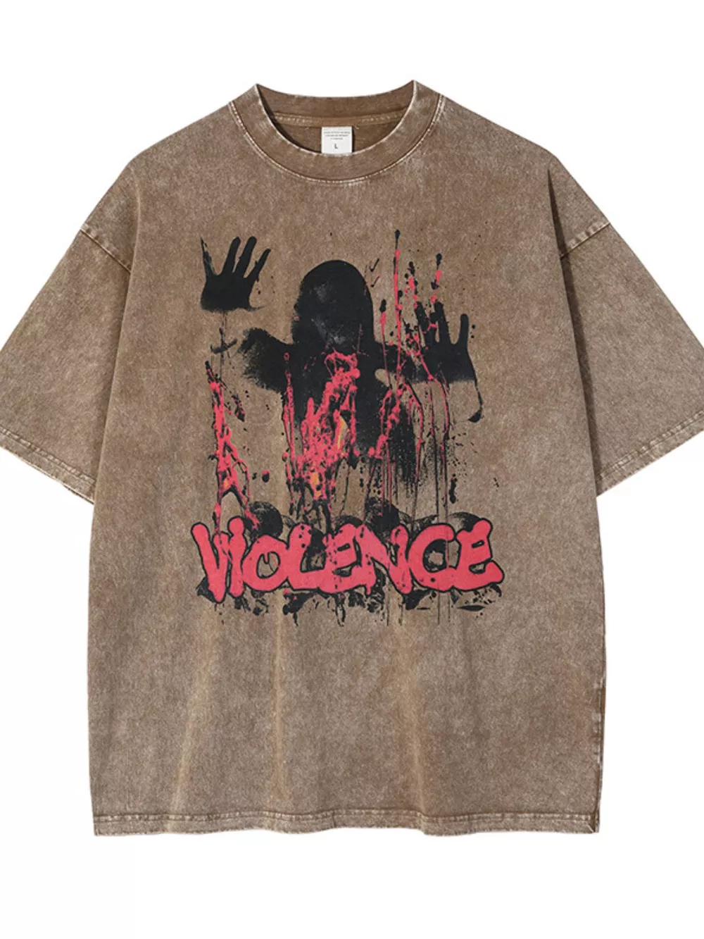 Men's Plus Size Graphic Round Neck Short Sleeve T-Shirt, image 2