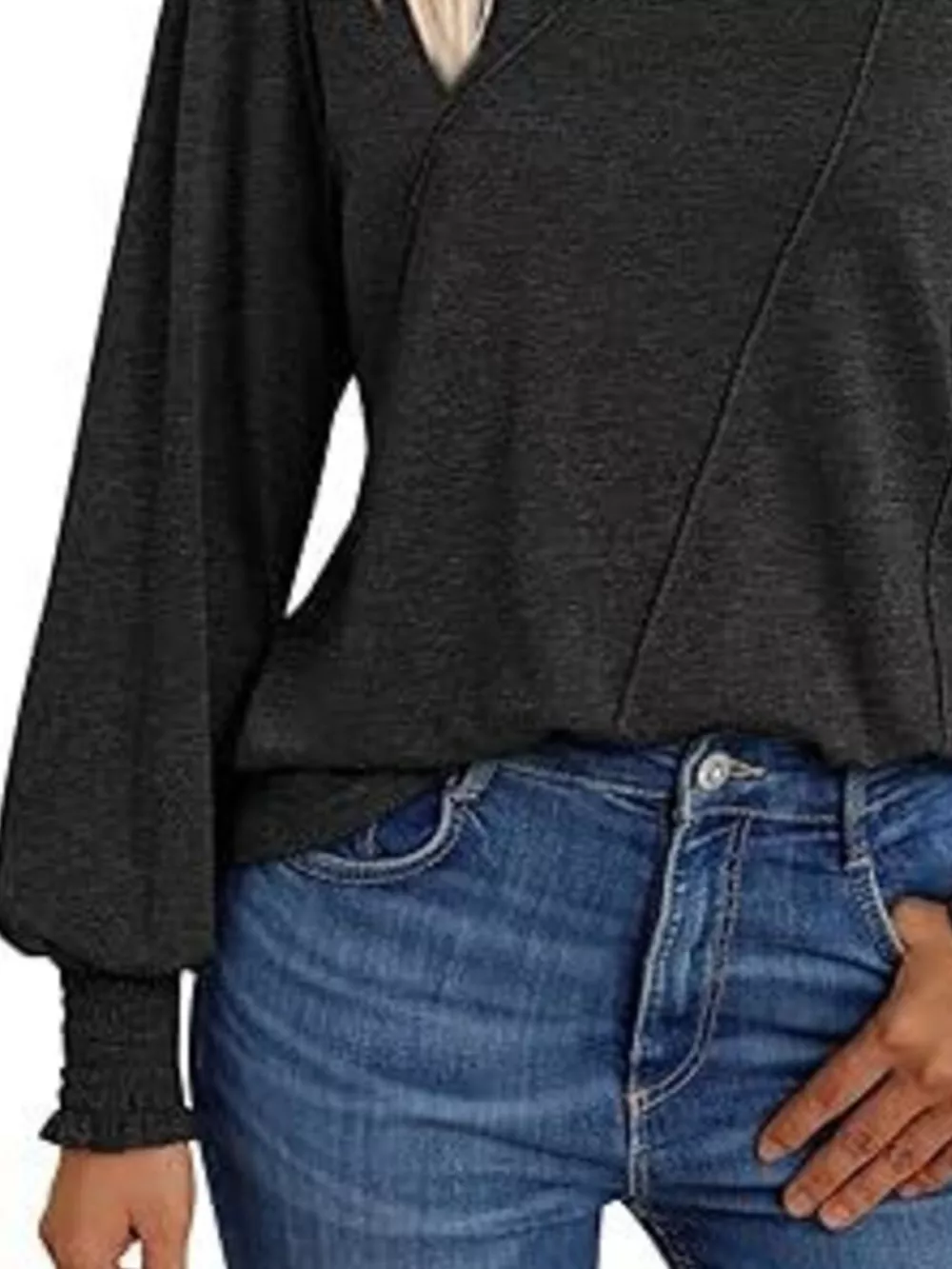 Round Neck Long Sleeve Top, image 23