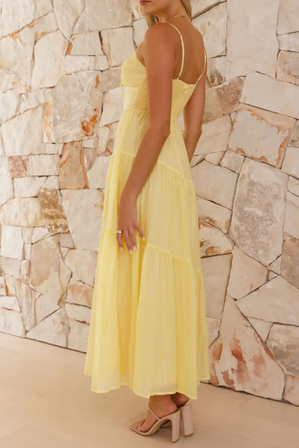 Ruched Smocked Back Cami Dress, image 31