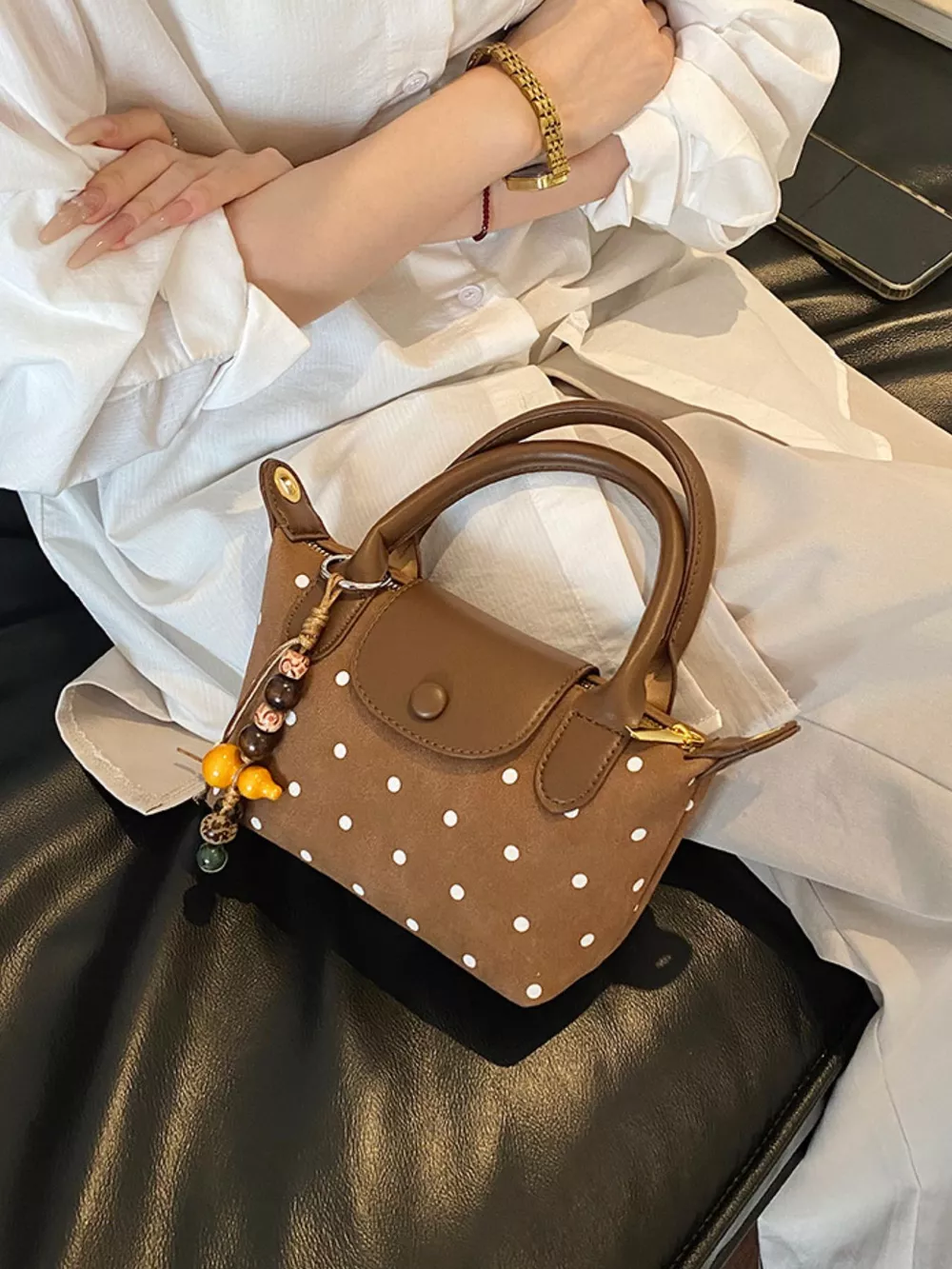 Polka Dot Crossbody Bag, image 7