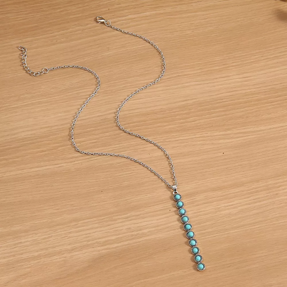 Vintage Style Beaded Bar Necklace, image 6
