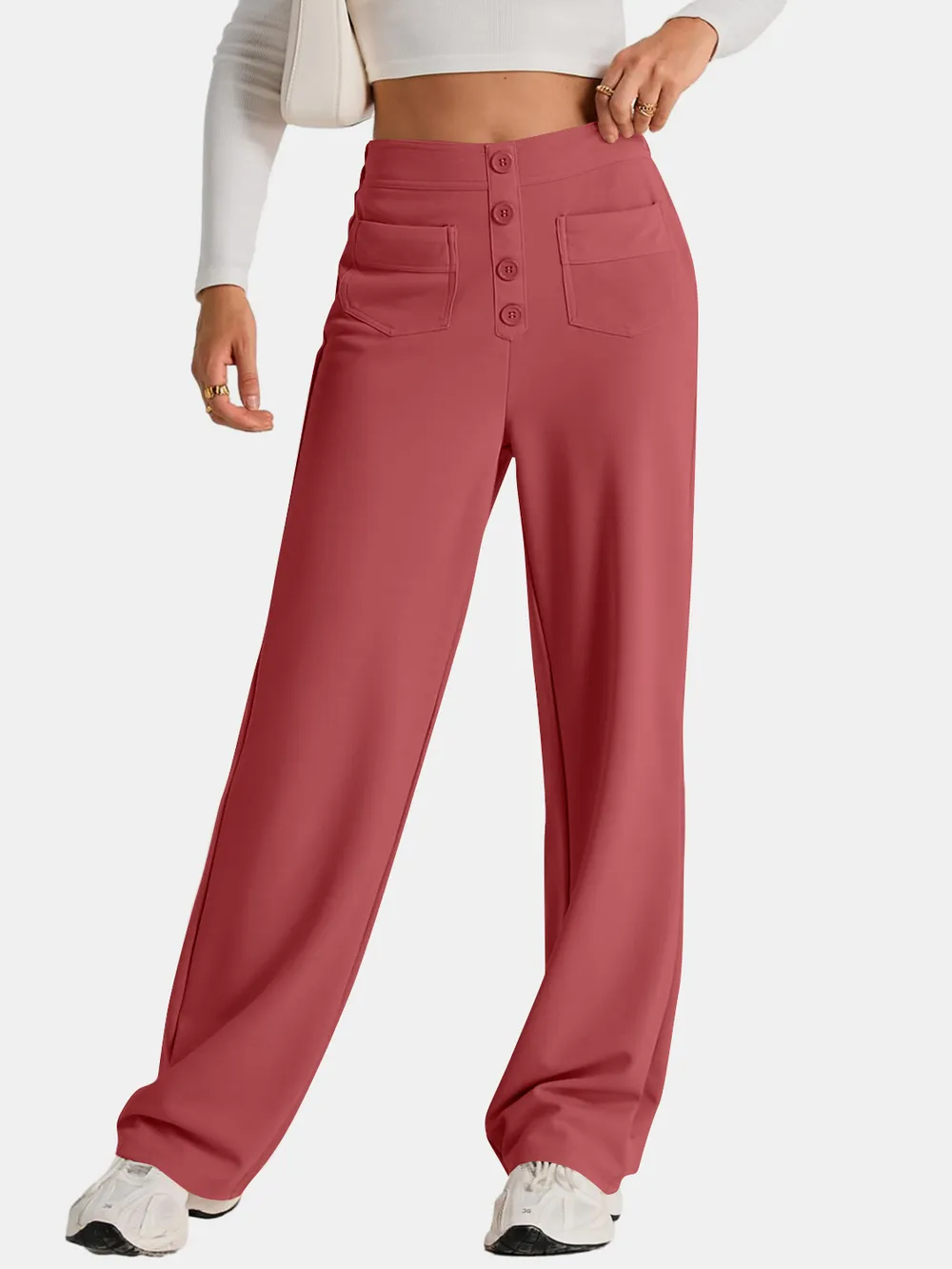 High Waist Wide Leg Pants, image 12